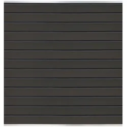 T&J  WOLLBACH-Serie,  WPC-Steckzaun-Set  ca.  175  x  180  cm,  ANTHRAZIT