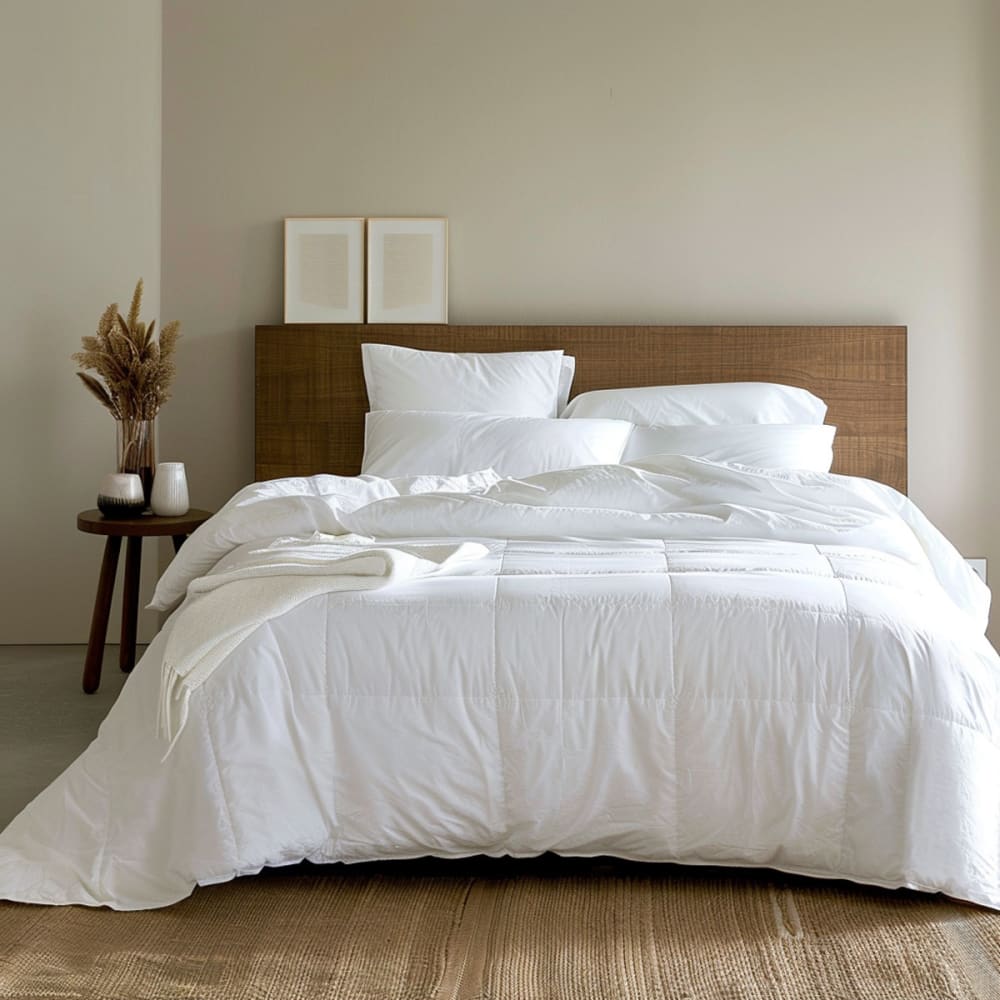 Toison d'Or Couette soie - tempérée 240x260 cm Blanc 260x0x240cm