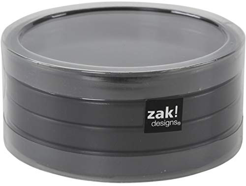 Zak!Designs Onderzetters Melamine Zwart 10 cm