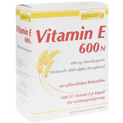 Vitamin E 600 N Weichkapseln 100 St