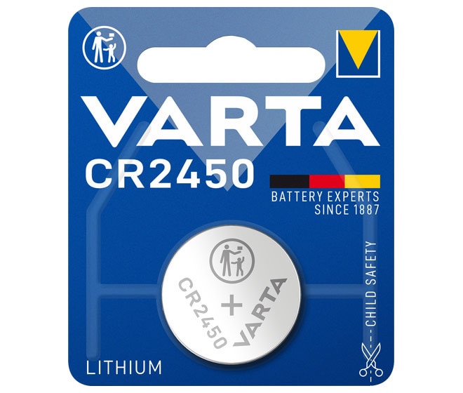 VARTA AG VARTA Professional Electronics Knopfzelle Batterie CR 2450 1er Blister 06450 101 401
