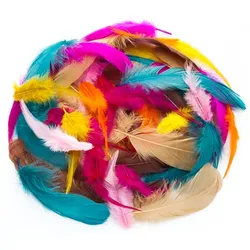 Echte Federn Mischpack "Boho", 8 g = ca. 100–110 Federn