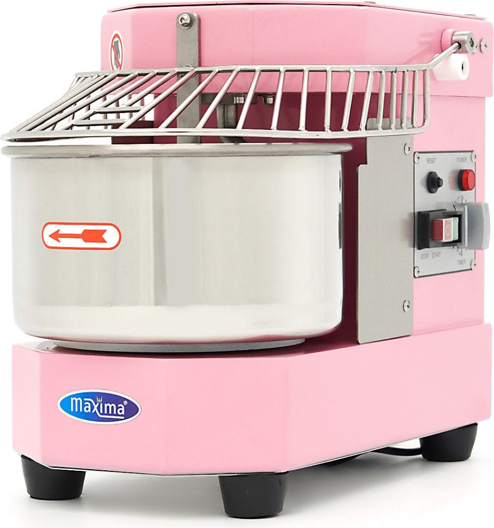 Maxima Gastro-mengapparaat voor deeg, 8 liter, 4,5 kg deeg, Roze