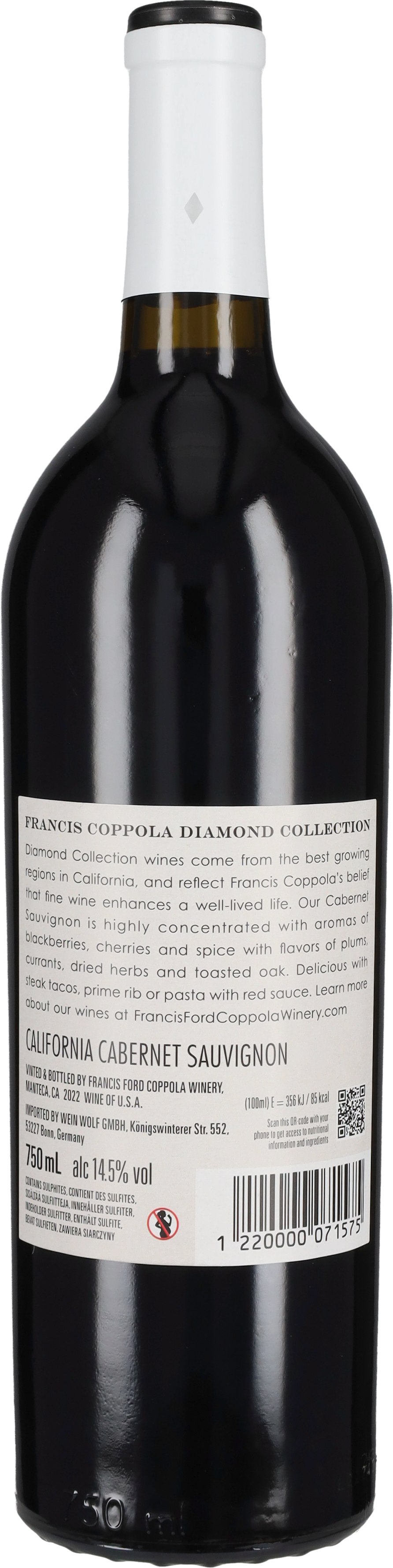 Cabernet Sauvignon 'Diamond' Francis Ford Coppola 2022