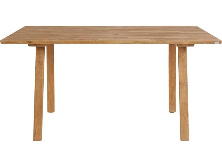 Esstisch OTTO PRODUCTS Alessja , braun (eiche geölt, eiche geölt, eiche geölt), B:130cm H:75cm T:90cm, Tische, Rechteckiger Esstisch Esstisch Holz-Esstische, Breite 130 oder 150 cm, Eiche Massivholz mit veganem Bio-Öl behandelt