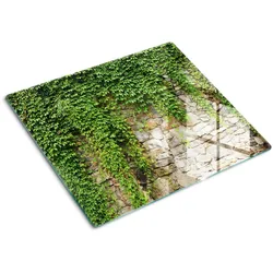 GLASPLATTE 60x52 cm Grüner Efeu