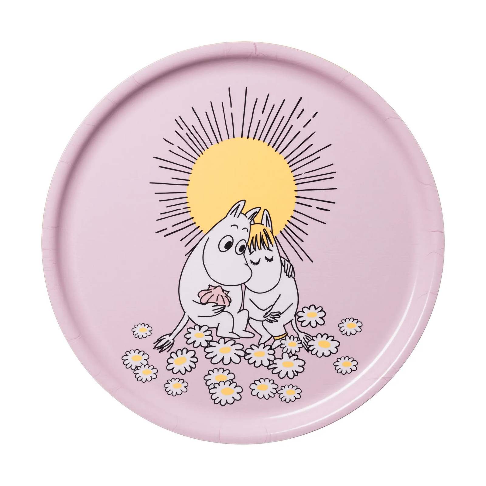 Moomin Arabia Verliefde Moomin dienblad Ø35 cm