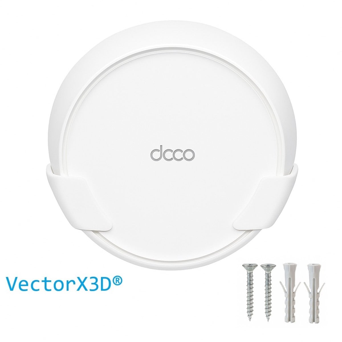 VectorX3D Wandhouder voor TP-Link Deco BE25 BE22 (BE5000) Muur- en Plafondbeugel, Wit