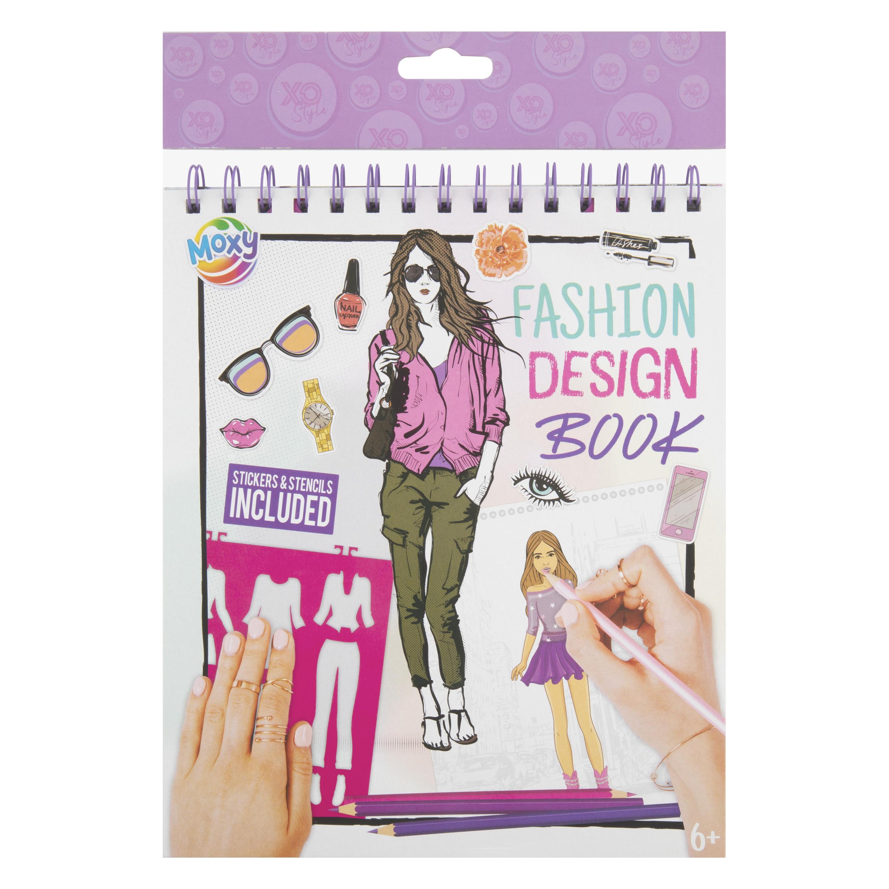 Grafix Modedesign-Stickerbuch + Schablonen (230005)