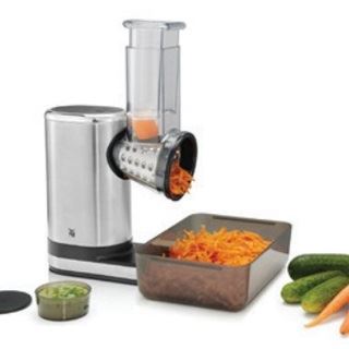 WMF KÜCHENminis Salat-to-go elektrische Reibe silber/schwarz 150 W