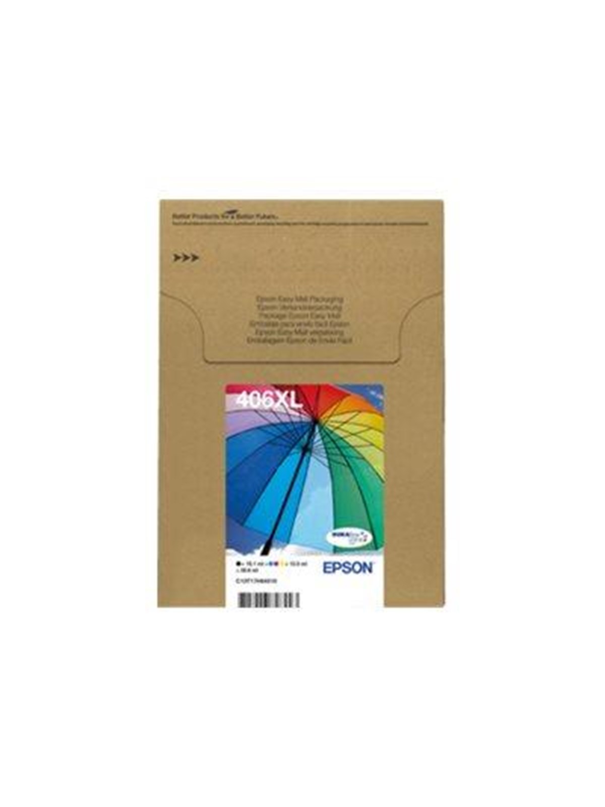 Epson 406XL Multipack EasyMail - 4-pack - XL - black yellow cyan magenta - original - ink cartridge