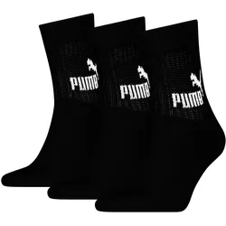 PUMA Unisex Sport Socken ELEMENTS UNISEX SHORT CREW 3er Pack - White 002 - 43-46