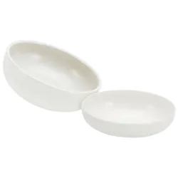 Schüsselset Weiß, 2 Stück