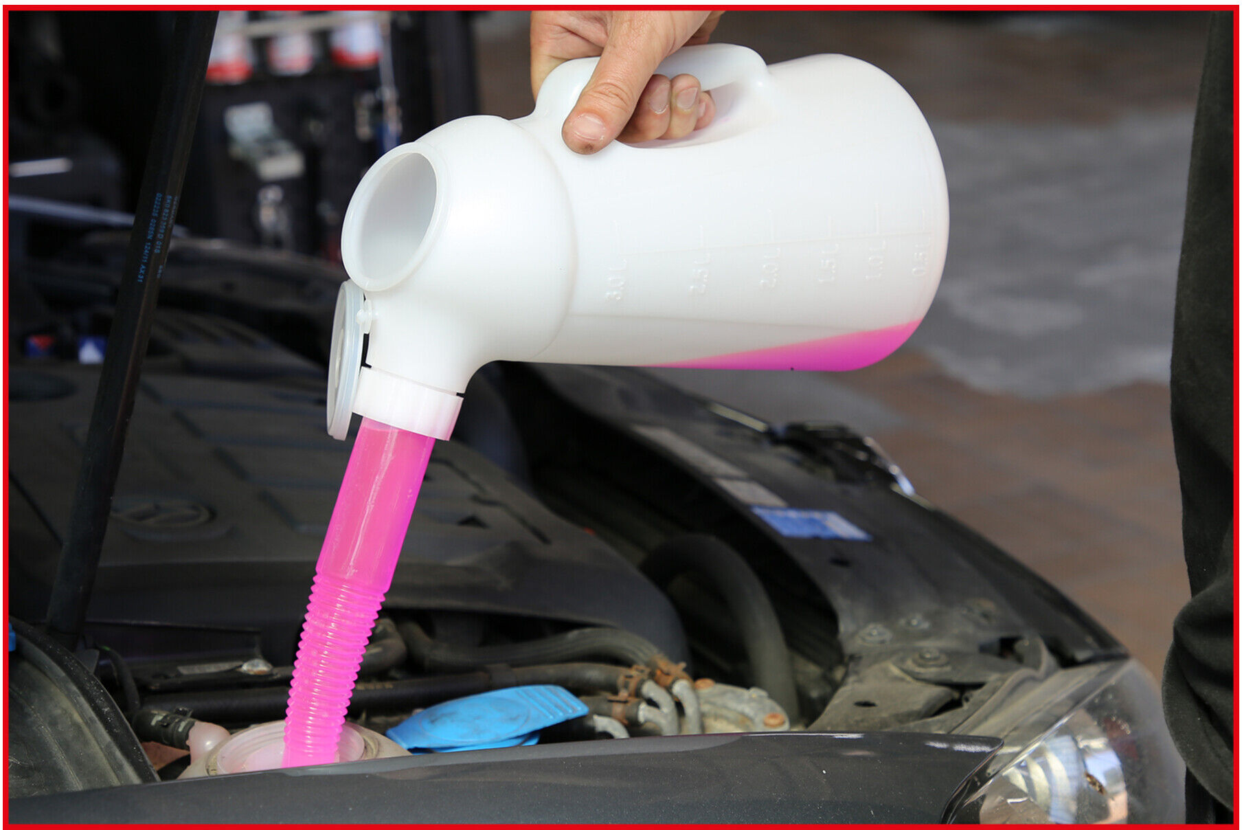 KS Tools Messbecher mit flexiblem Auslauf, 1 Liter (150.9234)