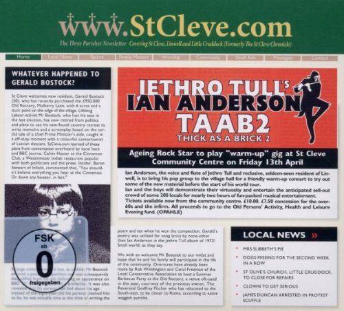 Jethro Tull - Thick As a Brick 2 (Special Edition) - Preis vom 13.10.2026 11:25:28 h