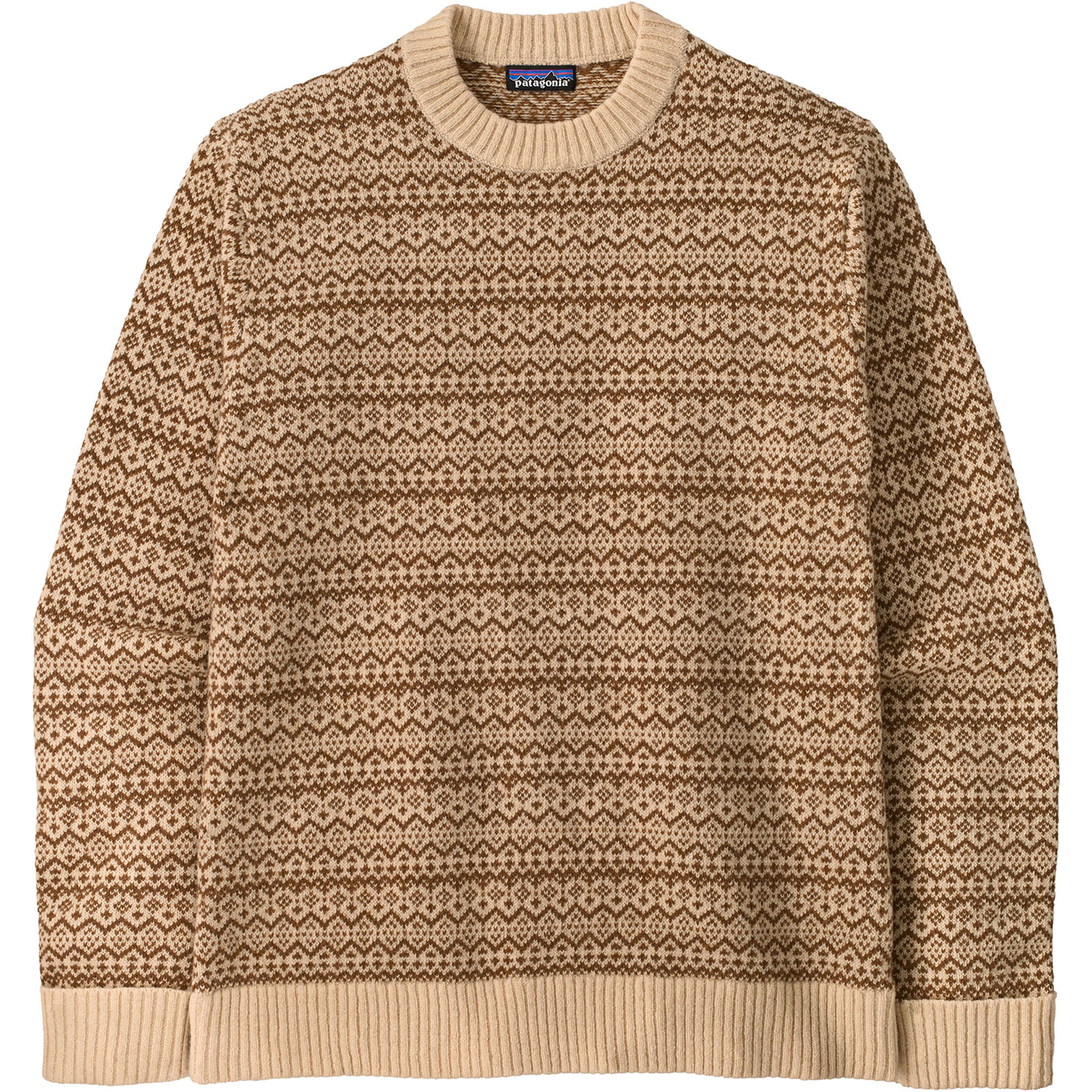 Patagonia Recycled Wool Herren Pullover braun Größe M Trekking Geruchsneutralisierend