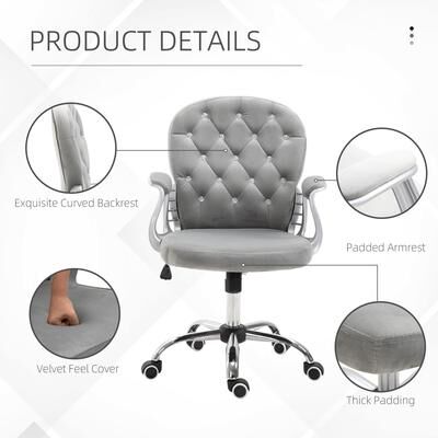 GREATPLANINC Computer Chair Office Chair with Adjustable Height Swivel Chair