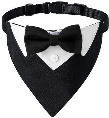 Uplift Treasures Formal Bow Tie Dog Collar Bandana d l