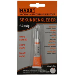 Nass Sekundenkleber Super Glue 3g