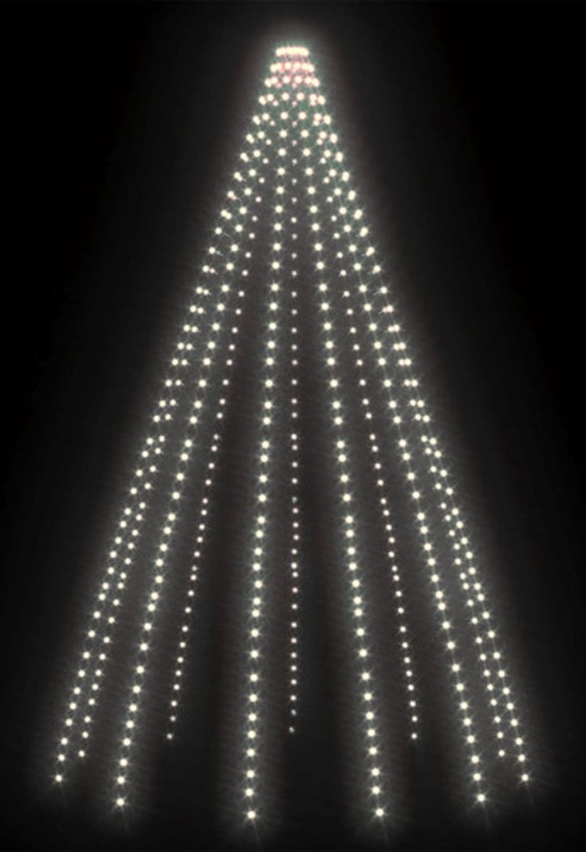 vidaXL Kerstboomverlichting met 500 koudwitte LED's voor binnen en buiten, 500 cm