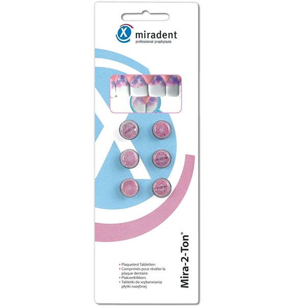 Miradent Plaquetest Tabletten Mira-2-Ton 6 St