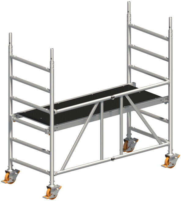 LAYHER Echafaudage roulant Zifa P2 Travail I750×L1800 mm Hauteur échafaudage alu 1830 mm 2 kN/m² (1406200)