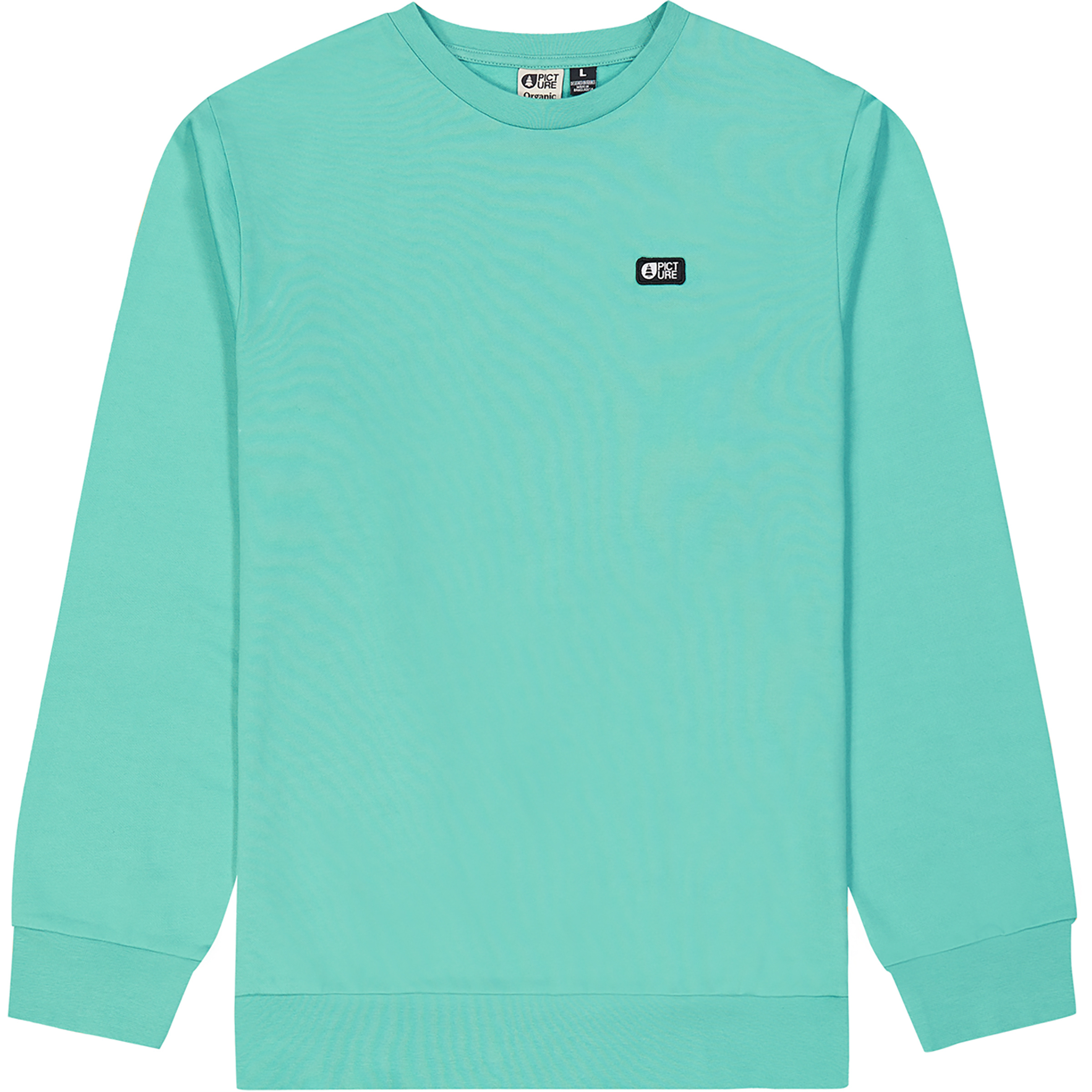Picture Essential Crew Herren Pullover tuerkis Größe M Lifestyle Hautfreundlich
