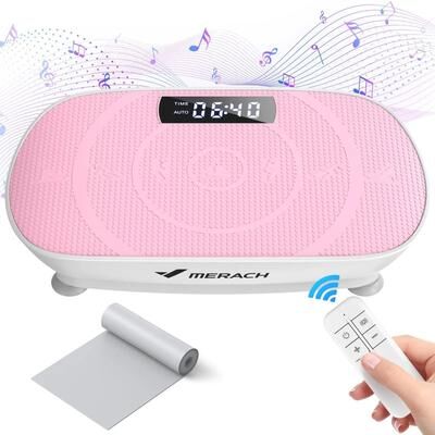 Uplifted Goods Whole Body Vibration Fitness Platform For Workout And Toning pink