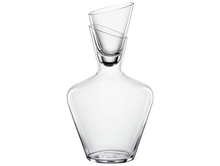 Spiegelau Weinkaraffe MIT Stopfen Definition transparent 1 Liter, Transparent, Glas, Geschirr, Kannen & Karaffen, Wasserkaraffen & Krüge