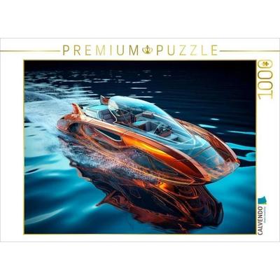 CALVENDO Puzzle Yachten - Perfektion auf dem Wasser | 1000 Teile Lege-Größe 64x48cm Foto-Puzzle für glückliche Stunden