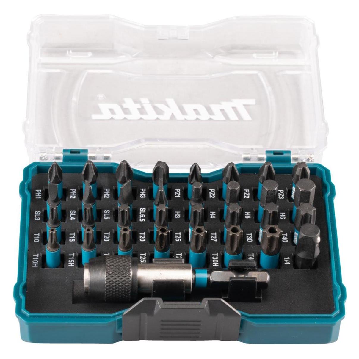 Makita 33 dalių sukimo antgalių rinkinys Impact Black (Innensechskant) (0088381586702)
