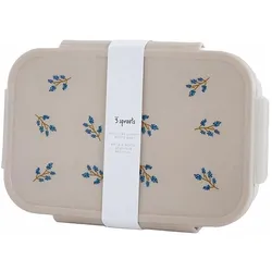 3 Sprouts Lunch Box, Blueberry/Taupe - (IBBBTU), Lunchbox, Braun, Mehrfarbig, Grau, Blau