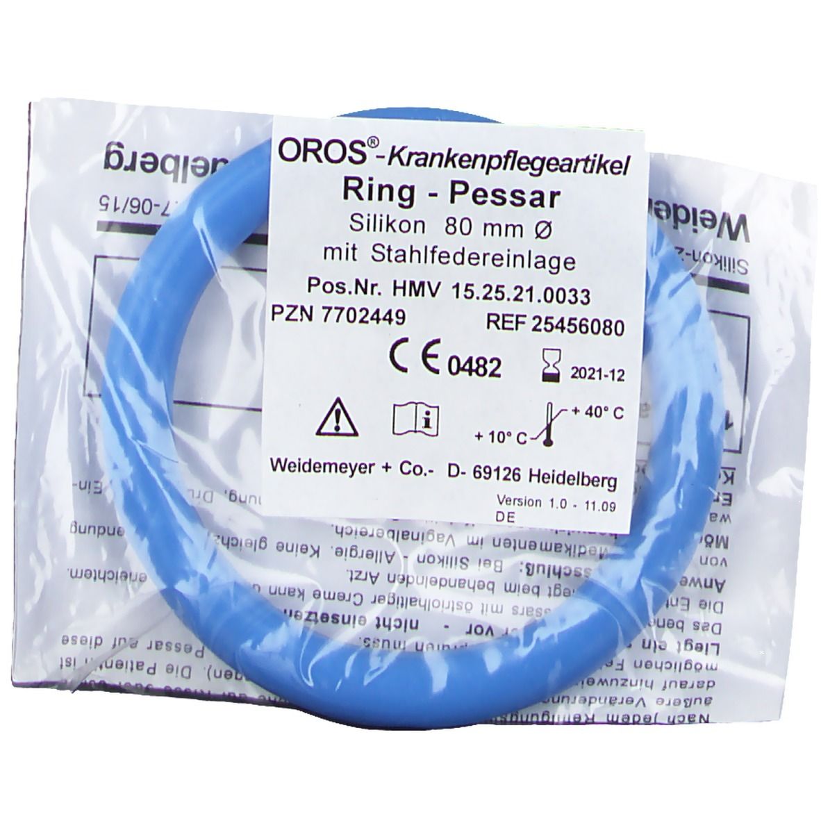 Ringpessar Silicon 80 mm 1 St Vaginalring
