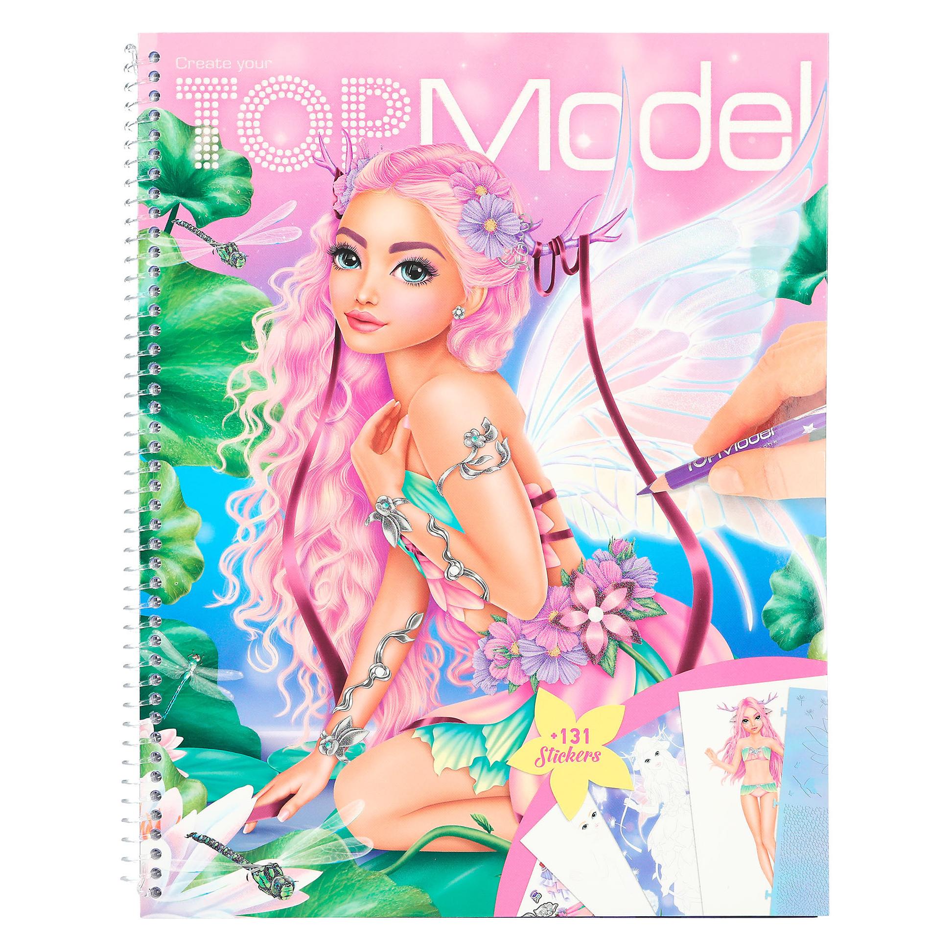 Depesche TOPModel - Fantasy Designbook (412147) (131 Sticker) (412147)