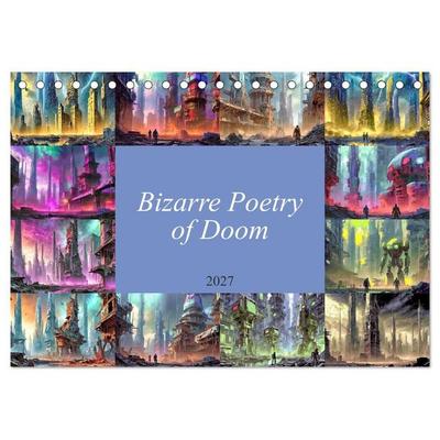 Bizarre Poetry of Doom (Desk Calendar 2027 DIN A5 landscape), CALVENDO 12 Month DeskCalendar