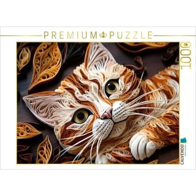 CALVENDO Puzzle Ein Motiv aus dem Kalender Quilling Inspirationen | 1000 Teile Lege-Größe 64x48cm Foto-Puzzle für glückliche Stunden