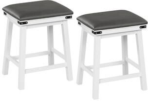Costway Set of 2 24/30 Inch Dining Bar Stool with Acacia Wood Frame-24 inches