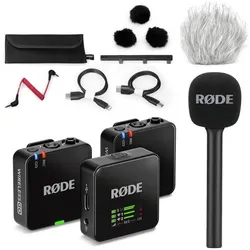 RØDE Mikrofon-Funksystem Wireless GO Gen 3 Interview Set 1, Mikrofon