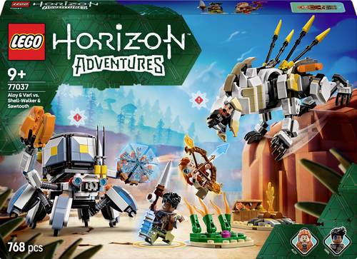 LEGO ICONS 77037 Horizon Aloy und Varl vs. Panzerwanderer und Sägezahn