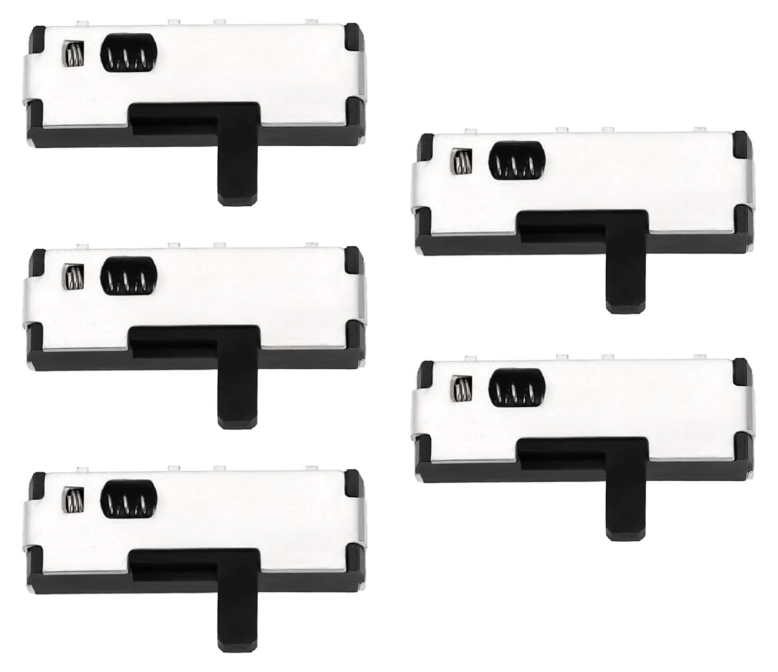 Selius 5 stuks Game Console Hoofdschakelaar compatibel met Nintendo DS Lite NDSL, 11x3,4 mm