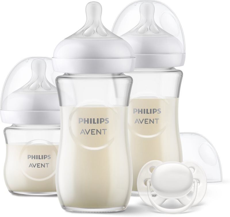 Philips Avent Natural Response Glass Set SCD878/11 Geschenkset für Babys
