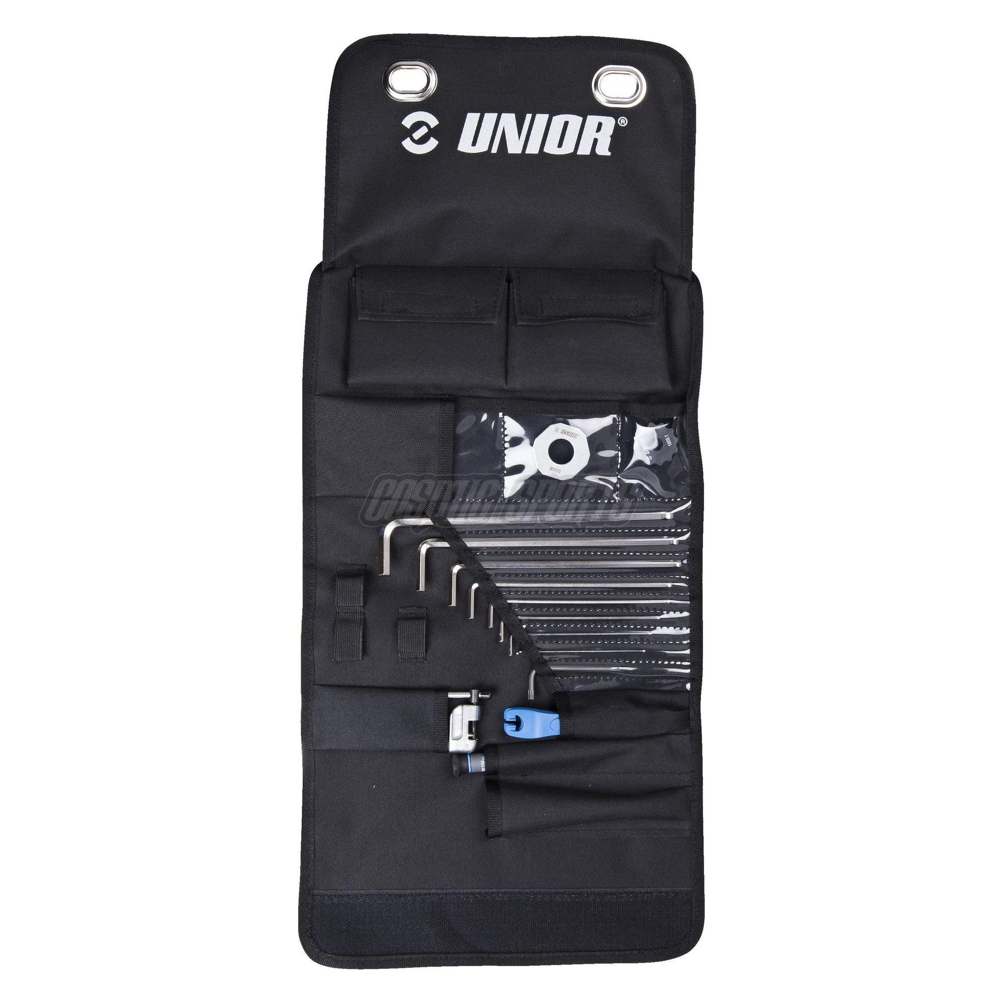 Unior 1600WRAP-US Werkzeugrolltasche, 15-tlg., black (628714)