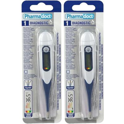 Fieberthermometer digital mit flexibler Spitze 2x 2x1 St