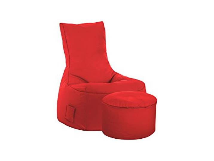 SITTING POINT only by MAGMA Sitzsack-Set Scuba Swing + Hocker rot