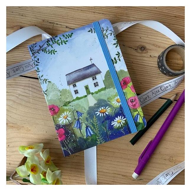 Teka Notizbuch mit Radiergummi A6 SCN26 Sommergarten (A6, Liniert) (54621030)