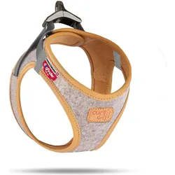 Curli Vest Hundegeschirr Alpine Clasp hellgrau 2XS (Hund, Allgemein), Halsband + Leine