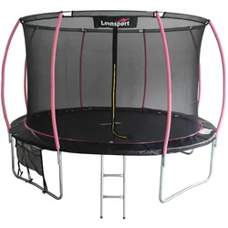 LEAN Sport Max 16ft Trampolin Schwarz-Rosa