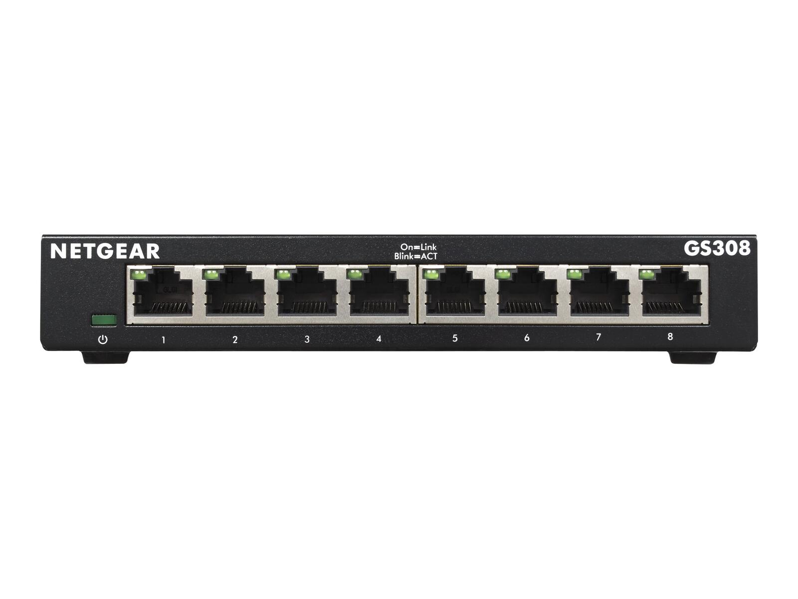 NETGEAR GS308v3 8-Port Unmanaged Switch GS308-300PES