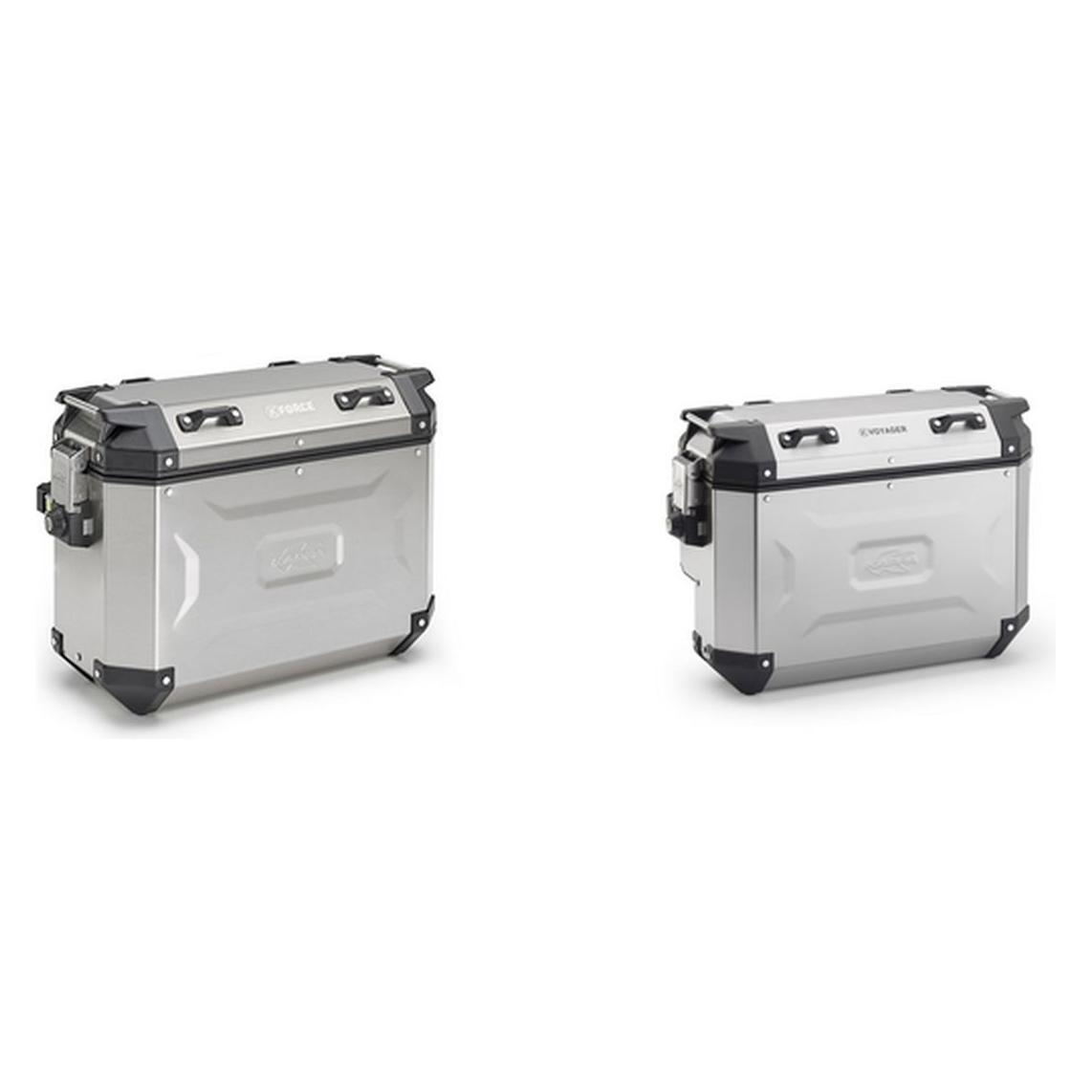 Kappa Koffer K-Voyager Monokey Alu 48l Si. Paar (48 l) (KVG48APACK2)