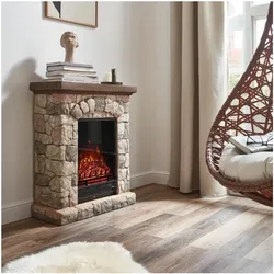 HOME DELUXE Elektrokamin CALOR - Mit Flammeneffekt